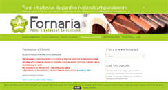 Desktop Screenshot of fornaria.it