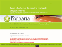 Tablet Screenshot of fornaria.it